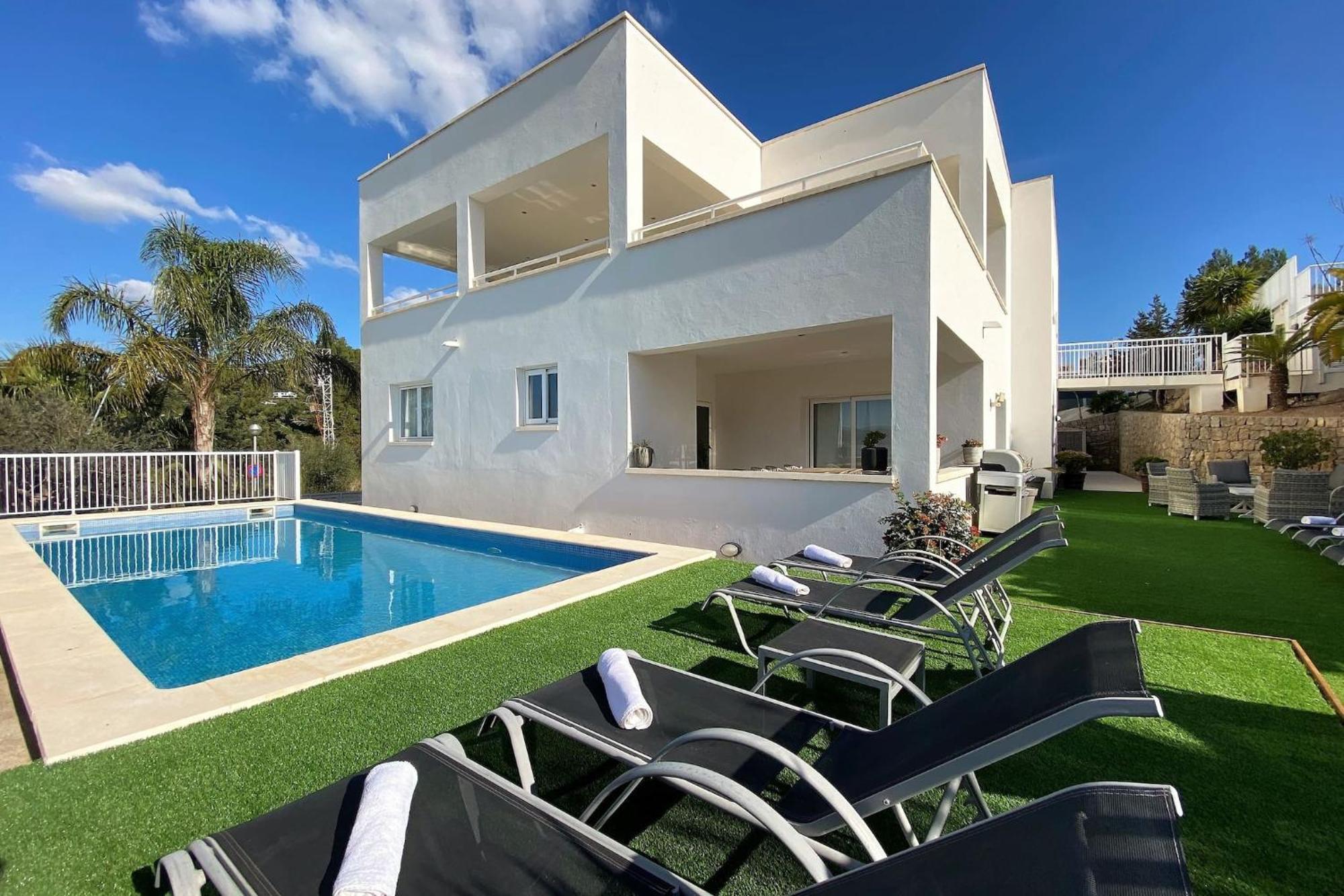 Villa Romeo 2Km From Ibiza Town And 1Km From Talamanca Beach サンタ・エウラリア・デス・リウ エクステリア 写真