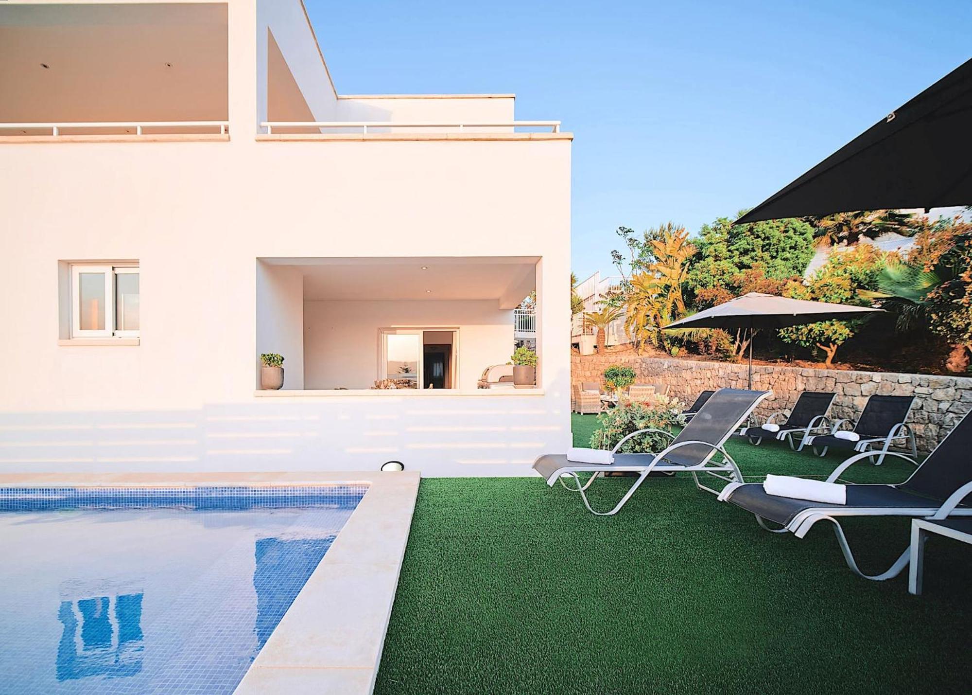 Villa Romeo 2Km From Ibiza Town And 1Km From Talamanca Beach サンタ・エウラリア・デス・リウ エクステリア 写真